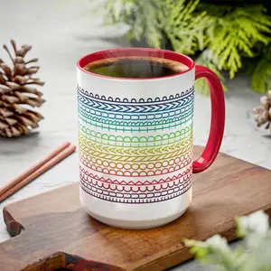 FDT Mug, Colorful Ceramic Mugs, Hidden Message Coffee Mug, FDT Hidden Message Mugs and Coffee Cups, Democrat Gifts, Gifts for Liberal Coworkers - 15oz