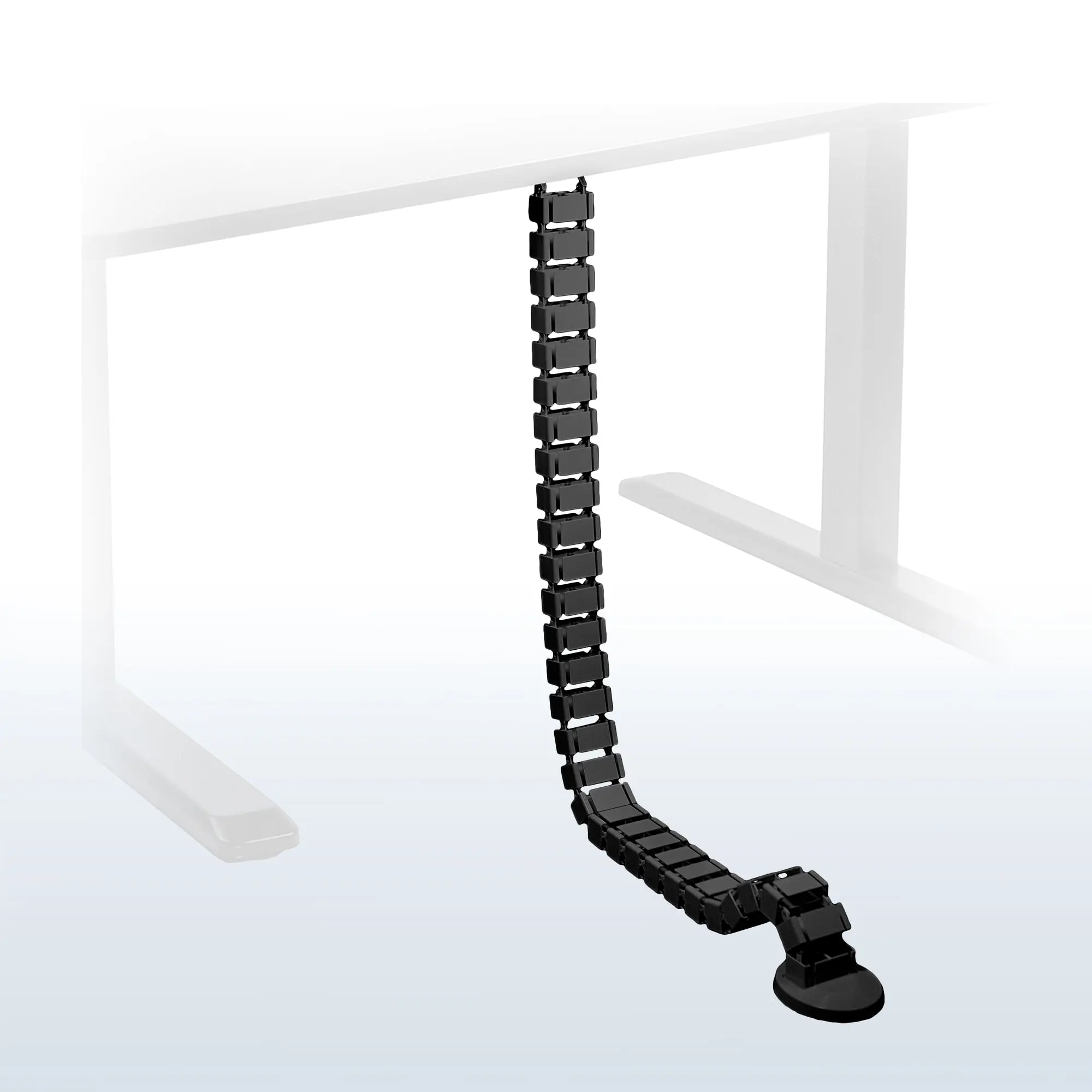 Vertebrae Cable Management Kit - Cord Organizer for Desk, Desk Organizers, Caddy Wire Holder, Tabletop Wire Tamer That Organizes Cables, Caddy Cable & Wire Management
