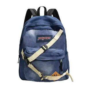 JANSPORT Backpack Extraordinary Spider-Man Denim Fashion Backpack College Style Unisex Student School Bag