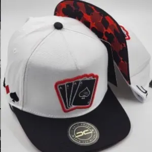 White Poker Cap