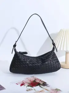 Composite Leather Backpack, Single Shoulder Handbag, French Vacation Style Woven Bag, Stylish and Durable Accessory for Travel and Daily Use, Everyday Shoulder Bag western tabby emilie kaiser bag
