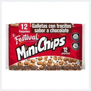 Festival MiniChips Chocolate Chip Cookies Pack of 12 Individually Wrapped Snacks