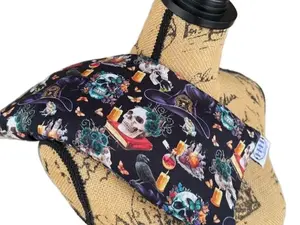 Wicked Spells Hot Cold Pack, Herbal Pack, Heat Wrap, Organic, Flax Seed, Microwave Therapy, Heating Pad, Warming Pillow, Herbal,Ice Pack