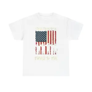 Patriotic Unisex Heavy Cotton Tee, Thank You for Your Service Shirt, Veteran Appreciation Gift, Memorial Day Tee, Independence Day T-Shirt