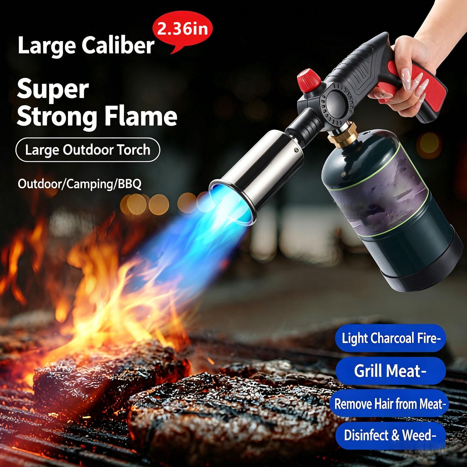Grill Torch Charcoal Torch Propane connection interface Lighter Campfire Starter Sous Vide Kitchen torch Grill & Cooking Propane Torch Grill Torch Charcoal Torch Propane connection interface Lighter Campfire Starter Sous Vide Kitchen torch Grill & Cooking Propane Torch