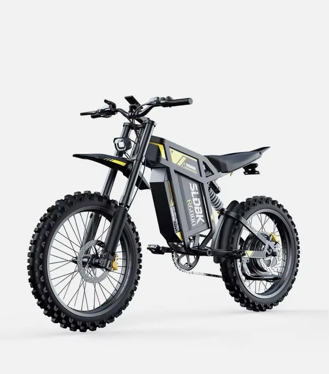 R6000 Peak 7000W Electric Bike 60V 30AH Ebike 85KM/H E- Mountain Bike Motorcycle