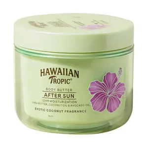 Hawaiian Tropic After Sun Body Butter with Coconut Oil, 8oz | Hawaiian Tropic After Sun Lotion, Beach Essentials, Summer Vacation Essentials, Tan Extender Lotion, Coconut Body Butter, 8oz