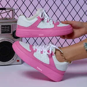 Women's Trendy Colorblock Sneakers Comfortable Platform Sole, Fashion Casual Daily Indoor Outdoor Shoes