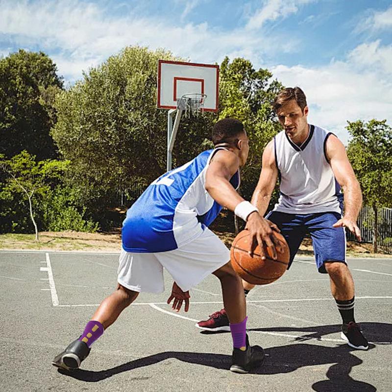 Men's professional sports socks arch support cotton moisture absorption non-slip deodorant basketball players all-season universal sportswear buffer surprise gift