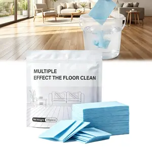 100pcs Floor Cleaning Tablets – Plant-Based Concentrate with Mild Scent, Powerful Deep Clean for Hardwood, Laminate & Tile, Safe for Multiple Floor Surfaces