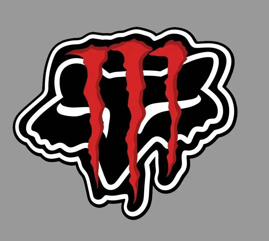 Monster Sticker - Claw Drink Decal Set for Dirt Bikes and Monster Trucks