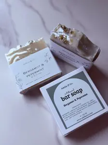 Bergamot & Pepermint - Handcrafted Bar Soap