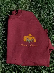 Amor Eterno Maroon Sweatshirt