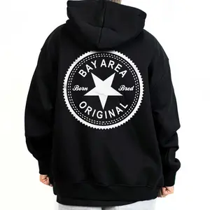 Bay Area Original Chicano Clothing Mexican Clothes Lowrider Clothes Oversized Graphic Tee Medium Heavy Sweatshirt Hoodie for Men & Women Unisex Fit