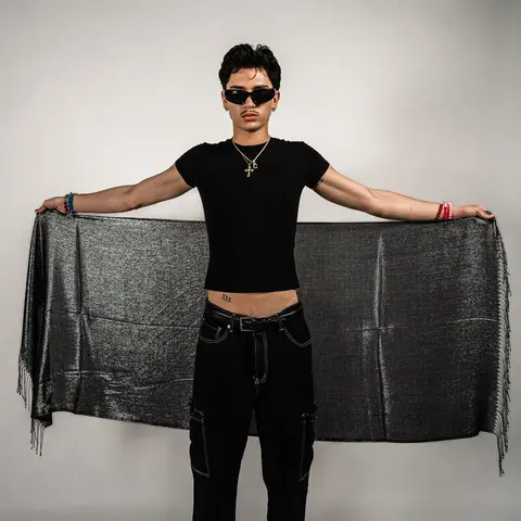 Sparkly Rave Pashmina Scarf