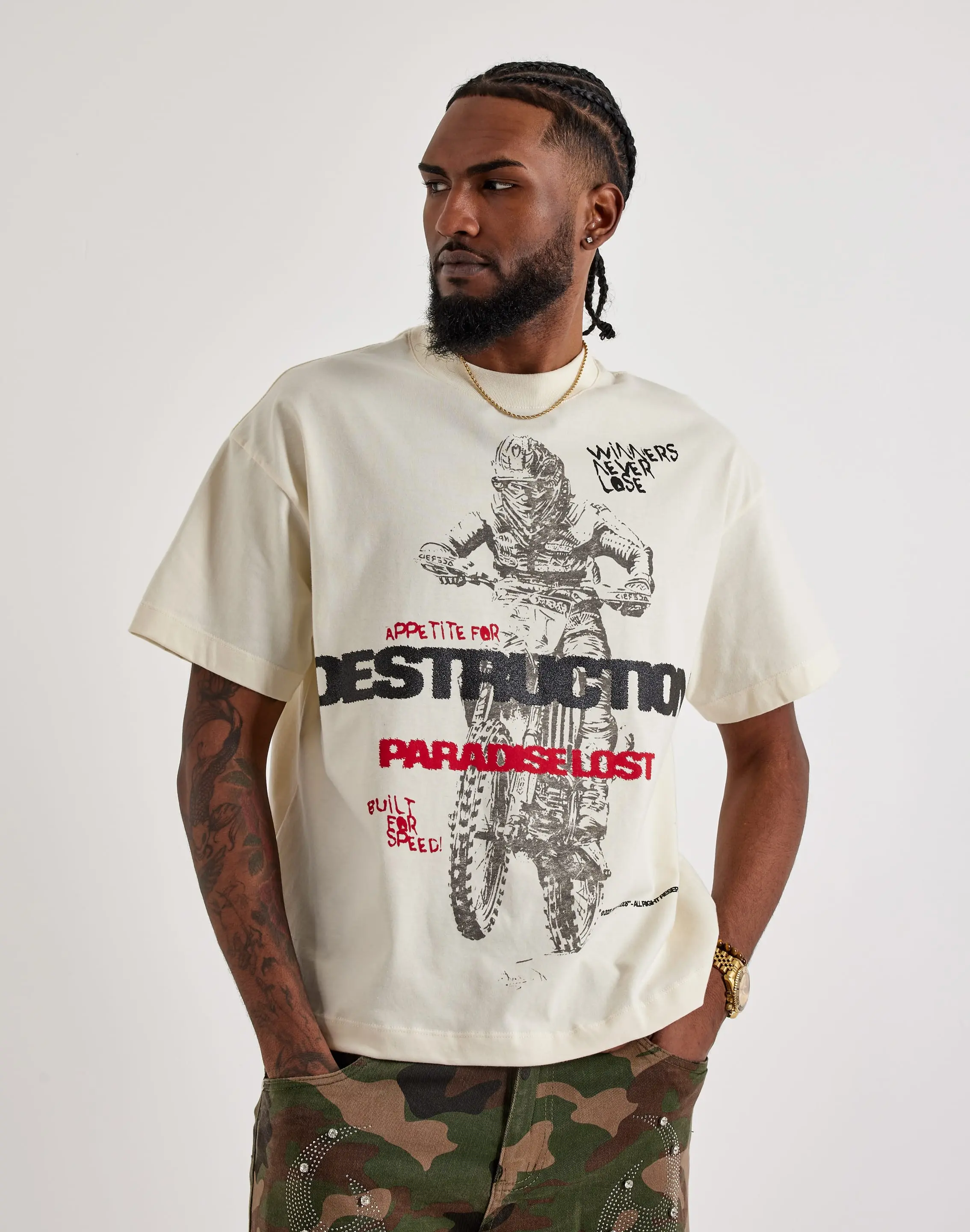 Mens Paradise Lost Bike Life Tee