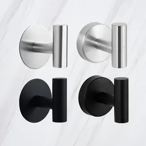 Langkes Germany 304 Premium Stainless Steel Robe Hook Bracket Heavy Duty Rustproof Wall Mountable for Bathroom Living Room Hotel Kitchen Garage Wall Mounted Set