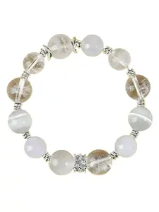 Crystal Emotionally Stable Bracelet, Purifying Healing Five Elements Hand String, Couple Gift, Stress Relief Jewelry