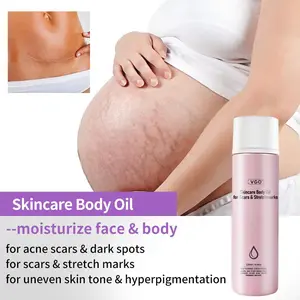 VGO 50ml Skincare Body Oil Vitamin A / E Serum for Scars Skin, Face & Full Body,50ml / 120ml Body Care Comfort Cosmetic skin oil body  oil