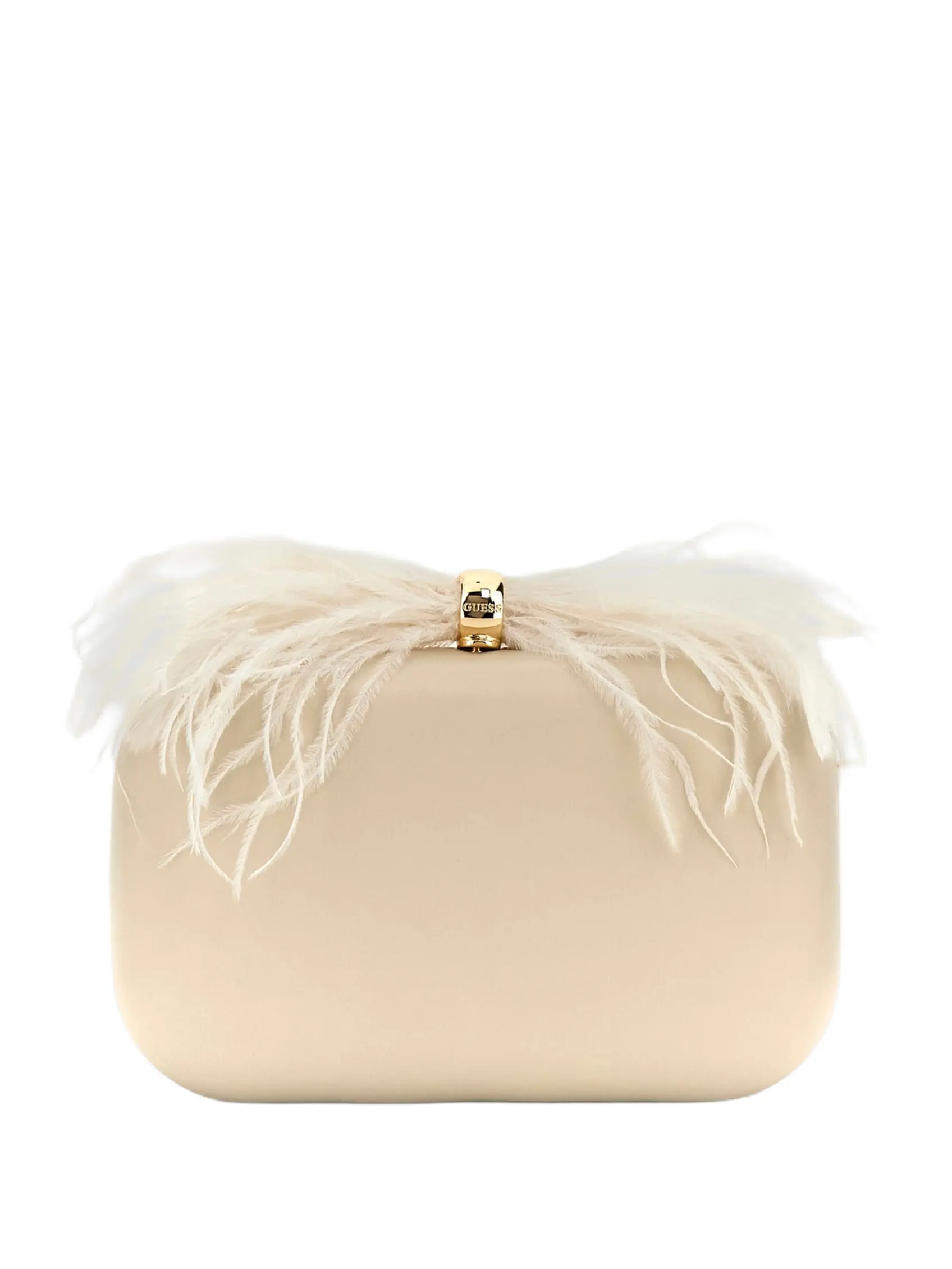 GUESS Female Keyah Feather Top Clutch