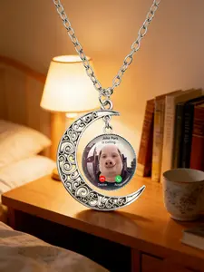 John Pork Calling Necklace, Funny Pig Theme Meme Pendant, Trendy Chain Jewelry Gift for Pig Lovers, Elegant Alloy Accessory, All Seasons Wear, Alloy Material