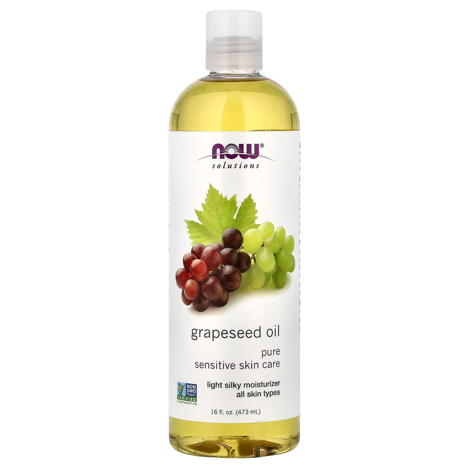 NOW Foods Solutions, Grapeseed Oil, 16 fl oz (473 ml) NOW Foods Solutions, Grapeseed Oil, 16 fl oz (473 ml)