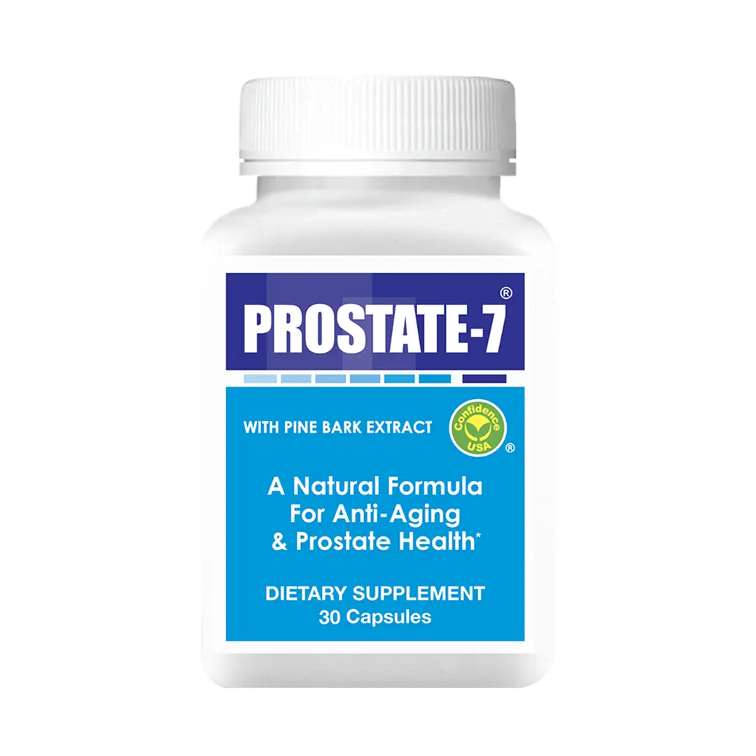 Prostate-7, A Natural Formula For Anti-Aging and Prostate Health (30 Capsules)