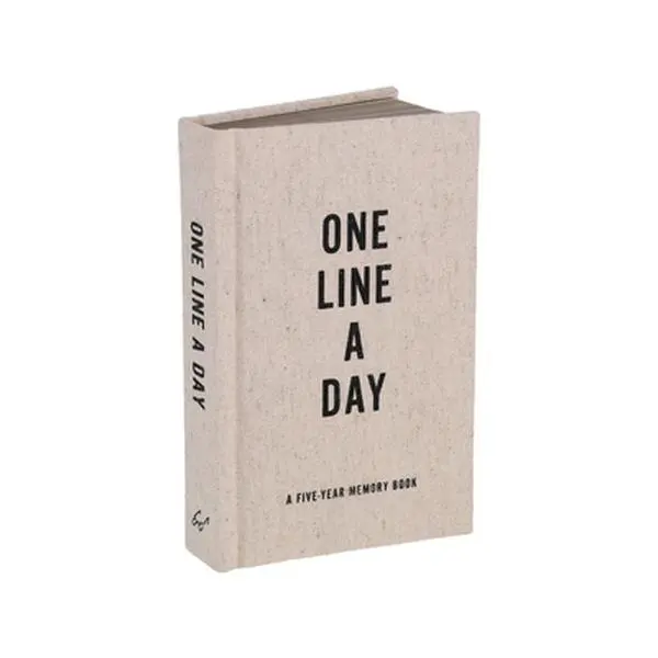 Canvas One Line a Day: A Five-Year Memory Book -- Chronicle Books, Diary