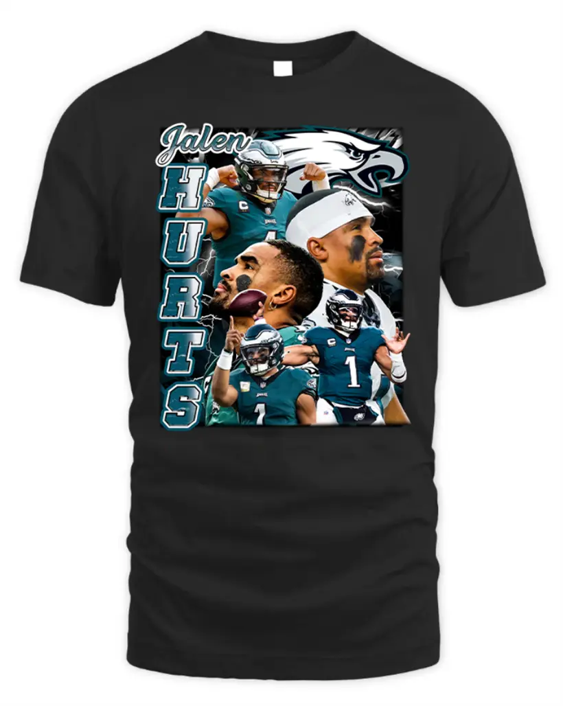 Eagles Football Star Jalen Hurts Tee – Game Day Ready