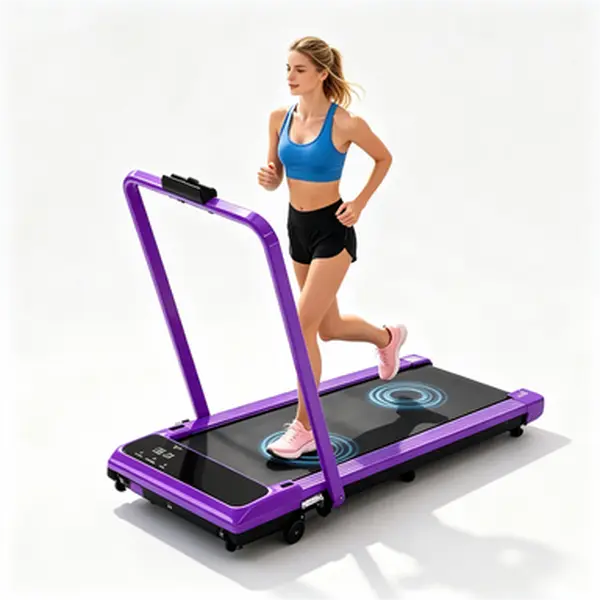 2026 New Adjustable Incline Treadmill Walking Pad - Quiet At-Home Workout Equipment with Dual Shock Absorption, 265lbs Weight Capacity, Wide Belt, Compact Portable Design