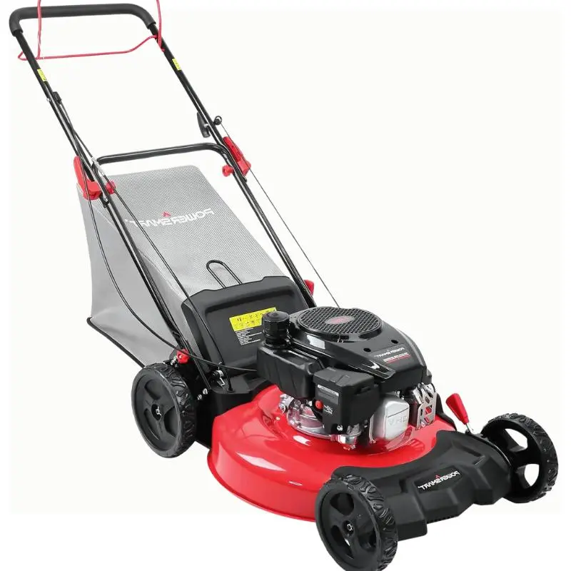 PowerSmart 21 " 140cc/170cc Gas (Self-Propelled) 2-in-1/3-in-1 Lawn Mower Large Grass Catcher, Effortless Operation,Fast Mowing,Safety Switch,Easy Start,Quick Assembly,Quick Fold,Fuel Efficient,Turf Friendly, Springtok(V8621C/V8621P/V8621S)S, Heavy Duty,