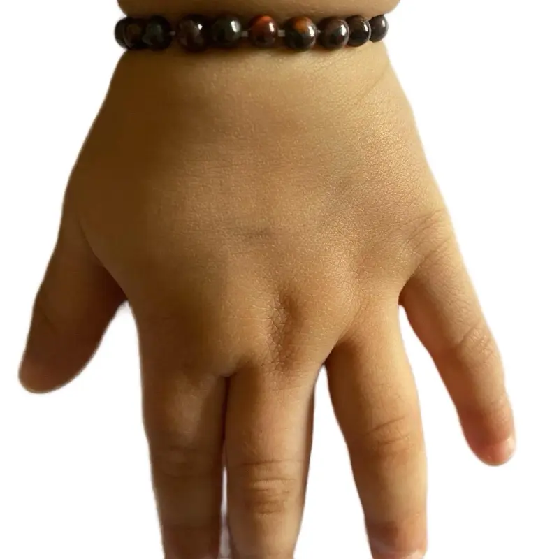 Tiger Eye Bracelet for Baby and Infant with Natural Stones