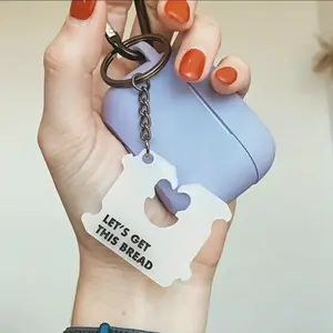 Let's Get This Bread Novelty Keychain - Durable and Lightweight unique keychains keychains business cheap  woman key cute  perfect gift collectible keychains keychain collection
