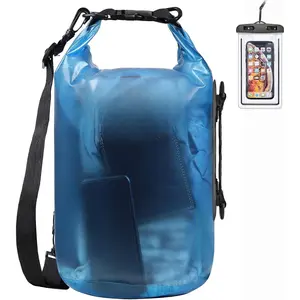 Dry Bag Waterproof for Women Men,  Roll Top Lightweight Dry Storage Bag Backpack with Phone Case for Travel Swimming Boating Kayaking Paddle Board Camping Beach Accessories