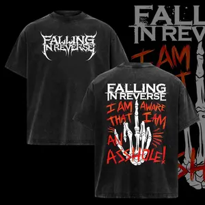 Vintage Retro Falling In Reverse band rock graphic T-Shirt 2 sided , Falling in Reverse Shirt , Rock Band Shirt, Retro Music Tee, Rock Music Lover Shirt, Vintage Band Shirts Casual Comfort Cotton Fabric Fit Top , Top Men's and Women's Clothing .