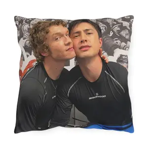 [Pillow Cover ONLY] V2 Heated Rivalry Inspired Pillow Case, Ilya Rozanov Shane Hollander Cushion Cover, Fan Gift Room Decor
