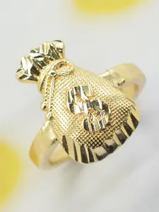 Fashion Hip-Hop Dollar Sign Geometric Design Ring, Unisex Daily Wear Jewelry, Perfect Gift for Party/mother's Day/valentine's Day/birthday