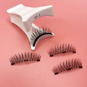 2set Magnetic Eyelash Kit - Reusable Glue-Free False Lashes with Applicator, Alcohol-Free Material, Professional Eye Makeup T