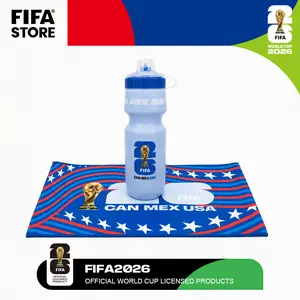 【FIFA WORLD CUP 2026 】Reusable Water Bottle & Sports Towel Set - Easy to Clean, Portable, Ideal for Outdoor Activities & Fitness, Perfect Gift for Loved Ones, Reuse