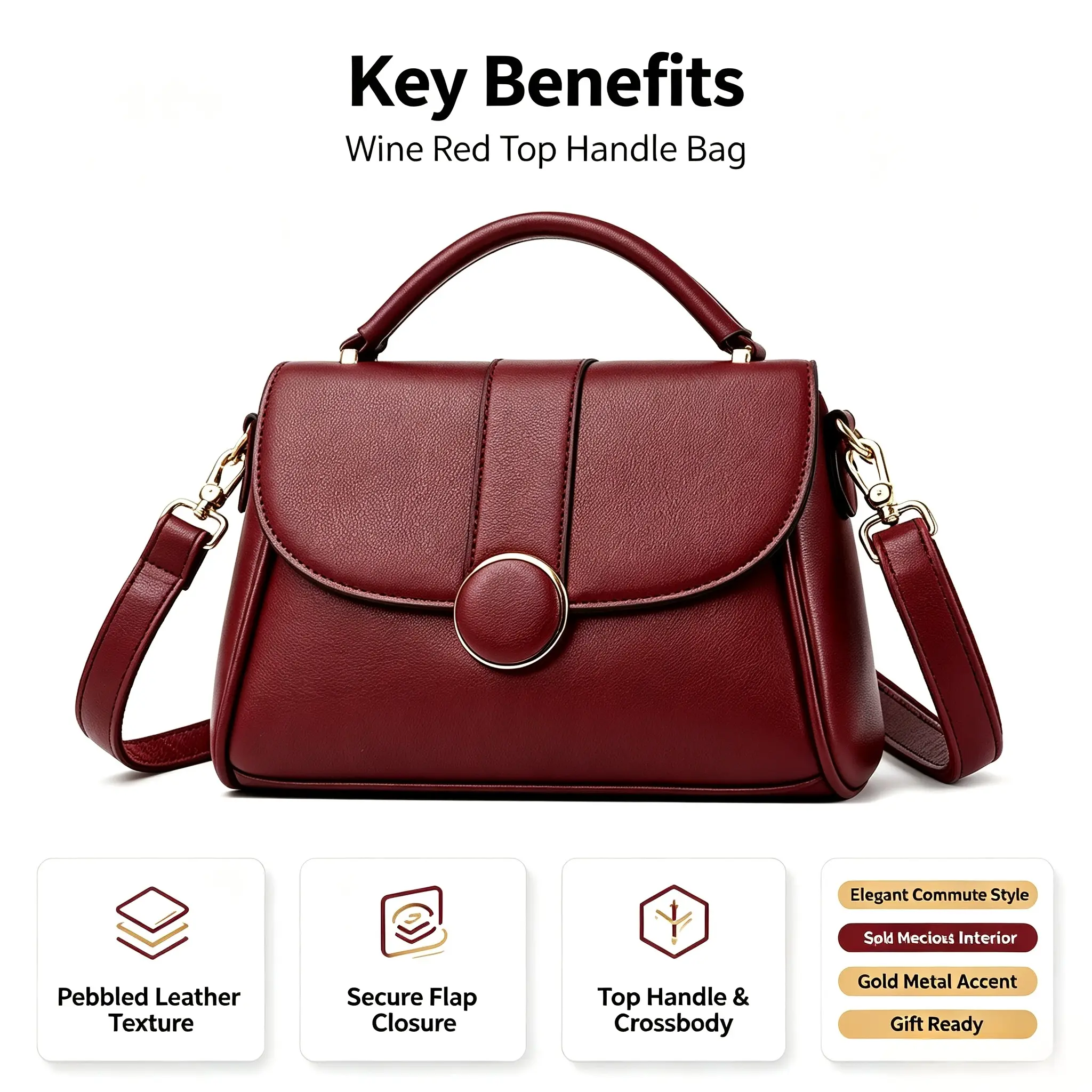 [Gift For Mom] 2025 New Supermarket-Style Women's Handbag, Fashionable And Elegant, Large-Capacity, Simple Soft Handheld, Shoulder And Crossbody Bag, A Gift For Mom