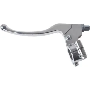 Silver Left Brake Handle Clutch Lever Perch For 98cc,196cc,6.5HP,5.5hp Mini Bike,Motorbike (Coleman CT200U, BT200X, Trail 200, CC100X, CT100U, Baja Motovox, SSR125, CRF, XR 70, 80, XR200, Yamaha Pit Dirt Bike)
