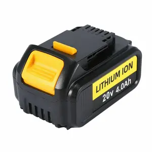 For Dewalt 20v 4.0ah Dcb200 Li-Ion Battery Replacement, LED Indicator, Cordless Tool Batteries, Compatible with Dewalt 20v Max Power Tools, Durable & Reliable