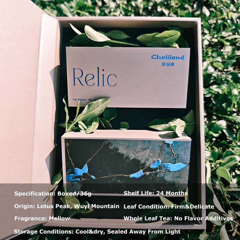 RELIC,Collection Edition Oolong Tea,Premium Shuixian Tea,Rich in Tea Polyphenols, Natural Antioxidant, Anti-inflammatory Tea, Promotes Digestion,Plant-based & Gluten Snacks,Vitamins, Minerals & Wellness Supplements Beverage,Cold-fighting Foods