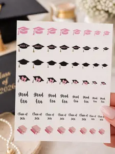 Graduation Nail Stickers