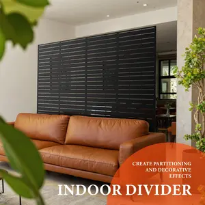 Freestanding Metal Privacy Screen Panel, Artistic Laser-Cut Room Divider, Rust & Weather Resistant, Multi-Use Windbreak for Garden, Patio, Pool and Balcony