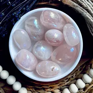 Aura Rose Quartz Crystal