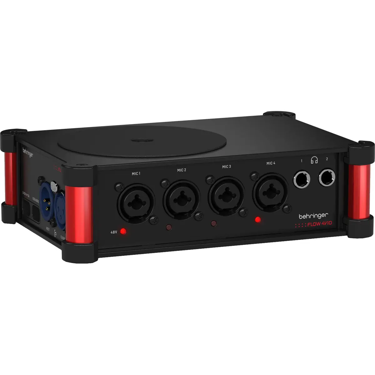 Behringer FLOW 4VIO StageConnect Digital Audio I/O Extender - Compatible with FLOW 4V Mixers, Secure Connection, Cable Sync, Headphone Outputs