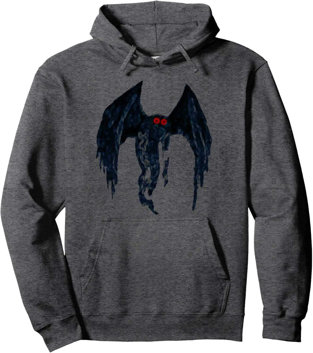 Mothman Point Pleasant Retro Cryptid Vintage Pullover Hoodie