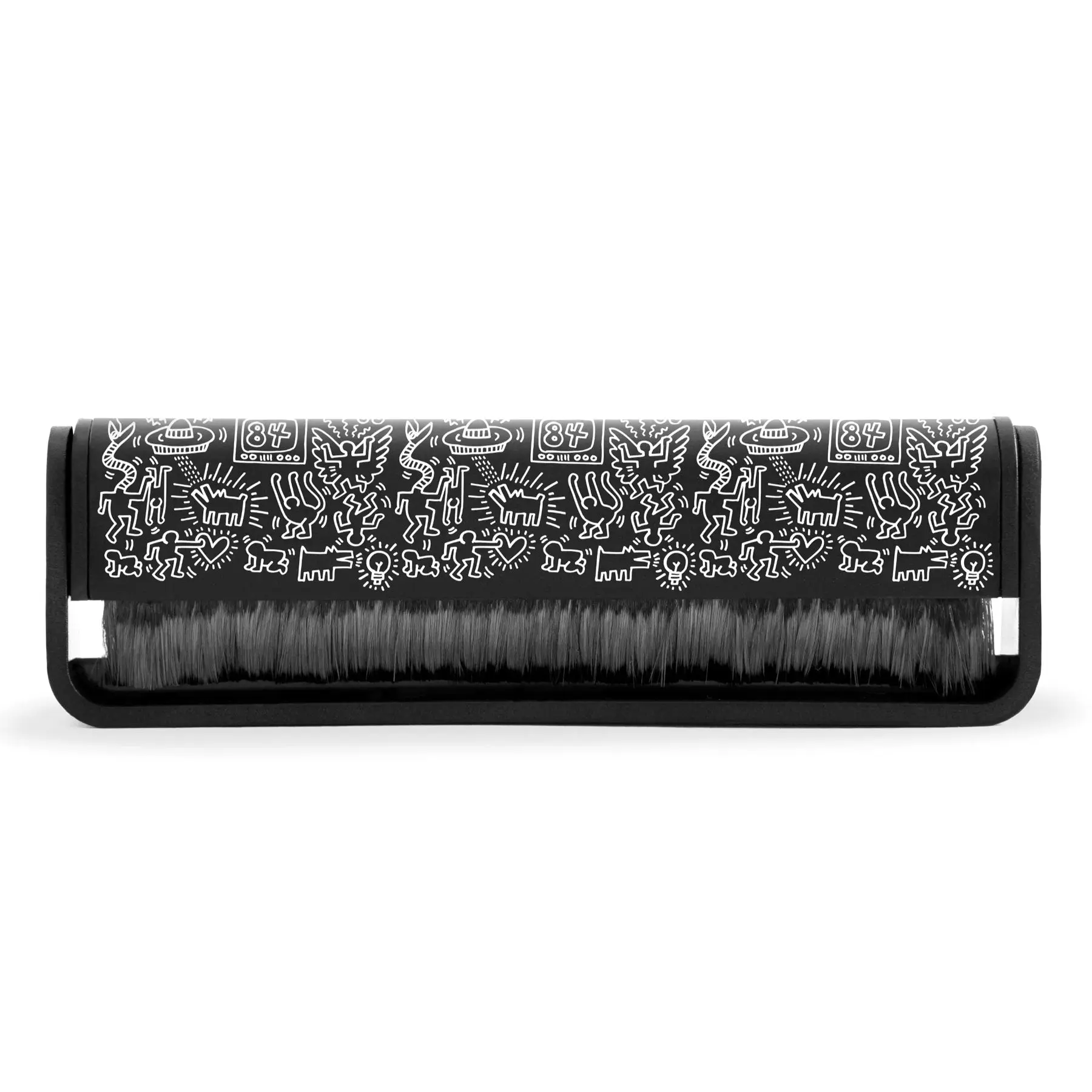AM Clean Sound Keith Haring Anti-Static Handheld Record Brush, Home Care Supplies for Clean Records, Handheld Brush