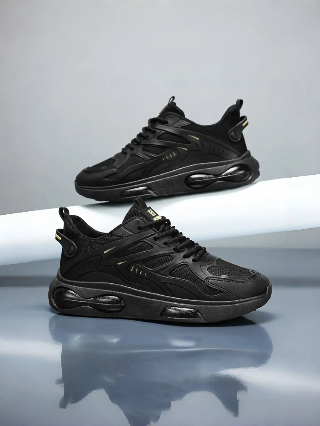Labor protection shoes, summer men's shoes, new breathable shoes, men's trendy and versatile thick soled anti slip athletic sports shoes, casual dad shoes, Walking Shoes, Sneaker, Sports Footwear, Sneakers Trainer, All Match Trainers